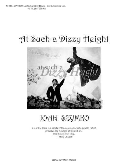 Cover image for At Such a Dizzy Height (Peace Window)