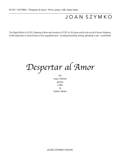 Cover image for Despertar al Amor (Awaken to Love)