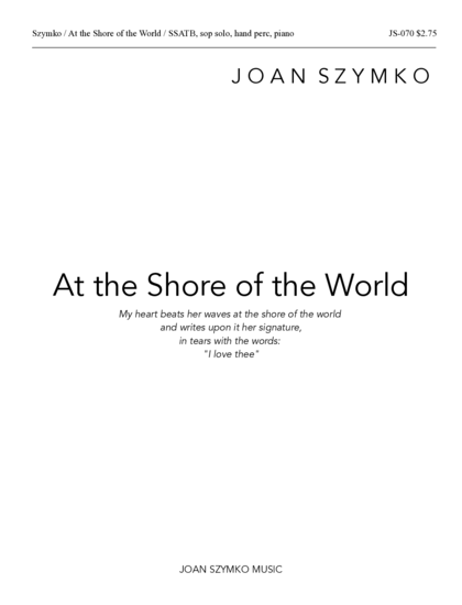 Cover image for At the Shore of the World