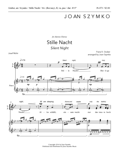 Cover image for Stille Nacht