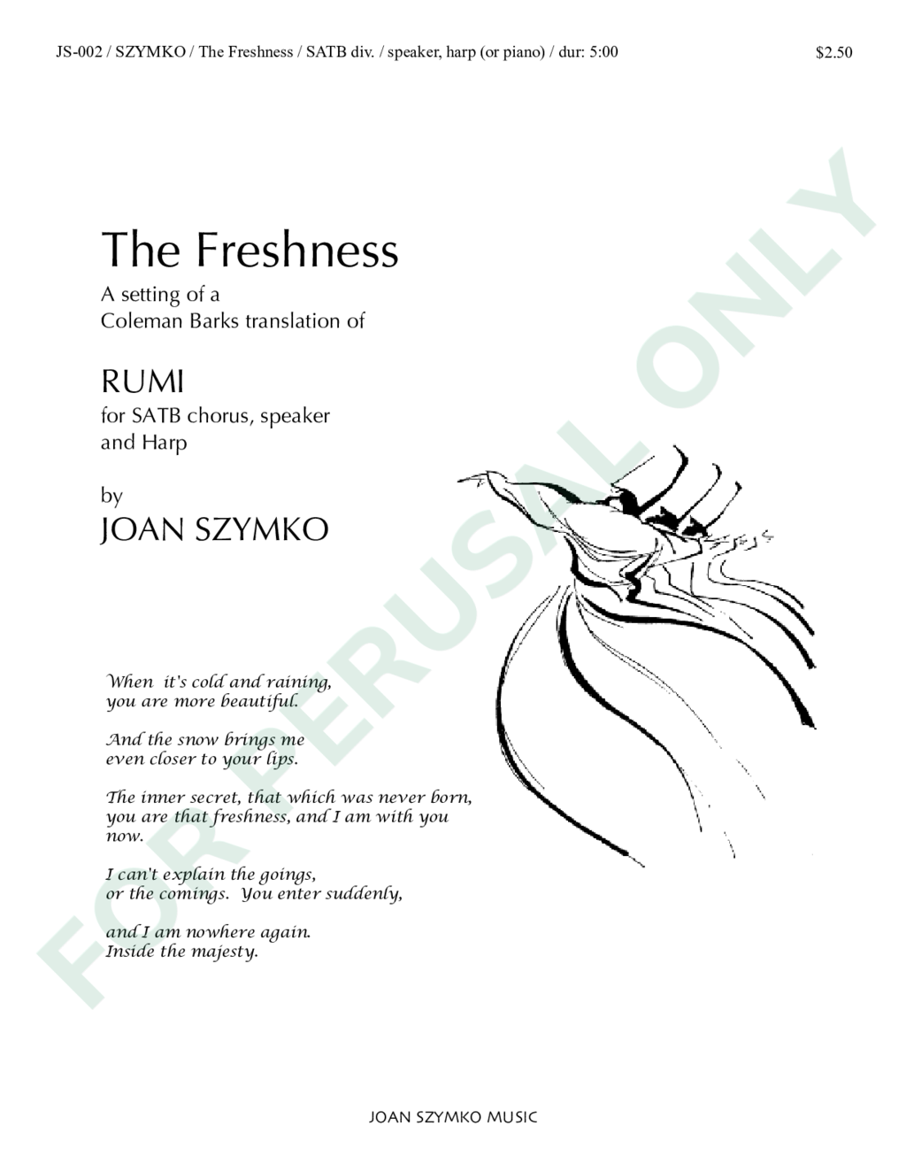 Page 1 of JS-002 score