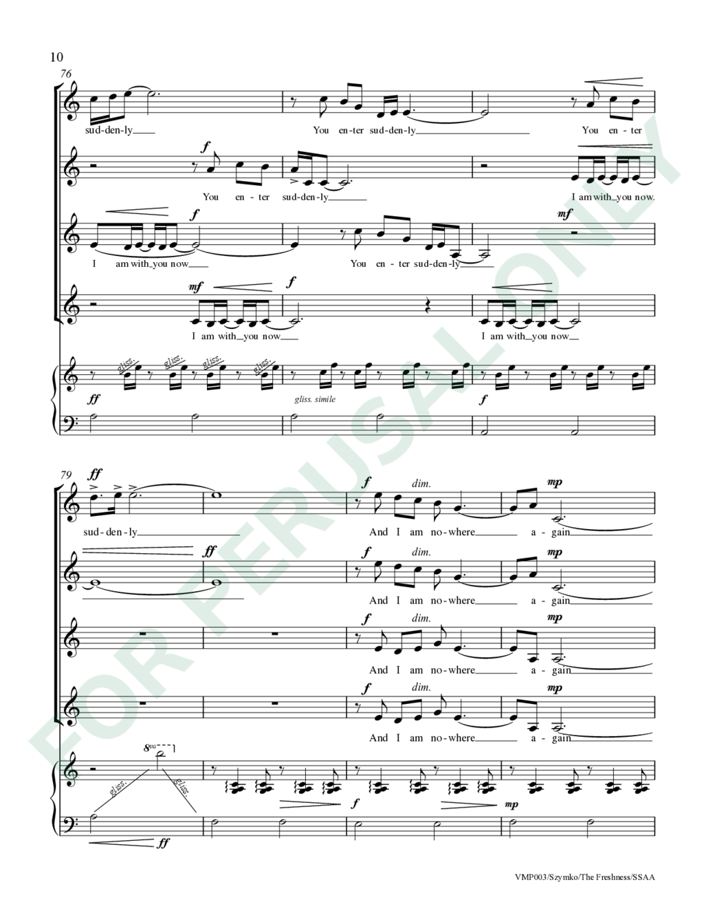 Page 10 of JS-003 score