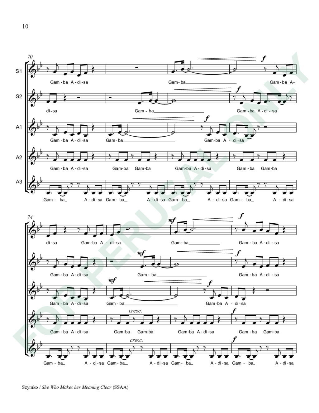Page 10 of JS-008 score