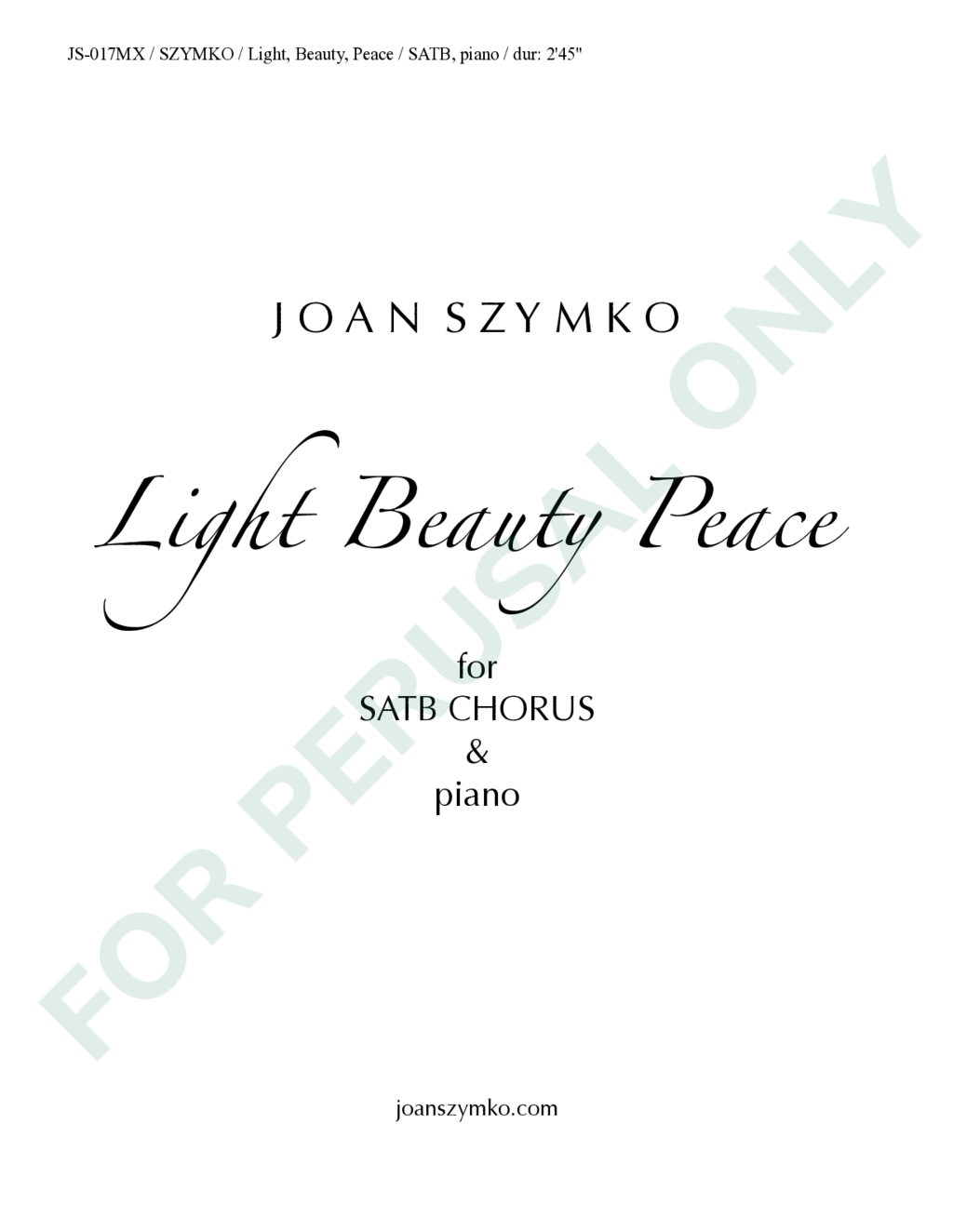 Page 1 of JS-017MX score