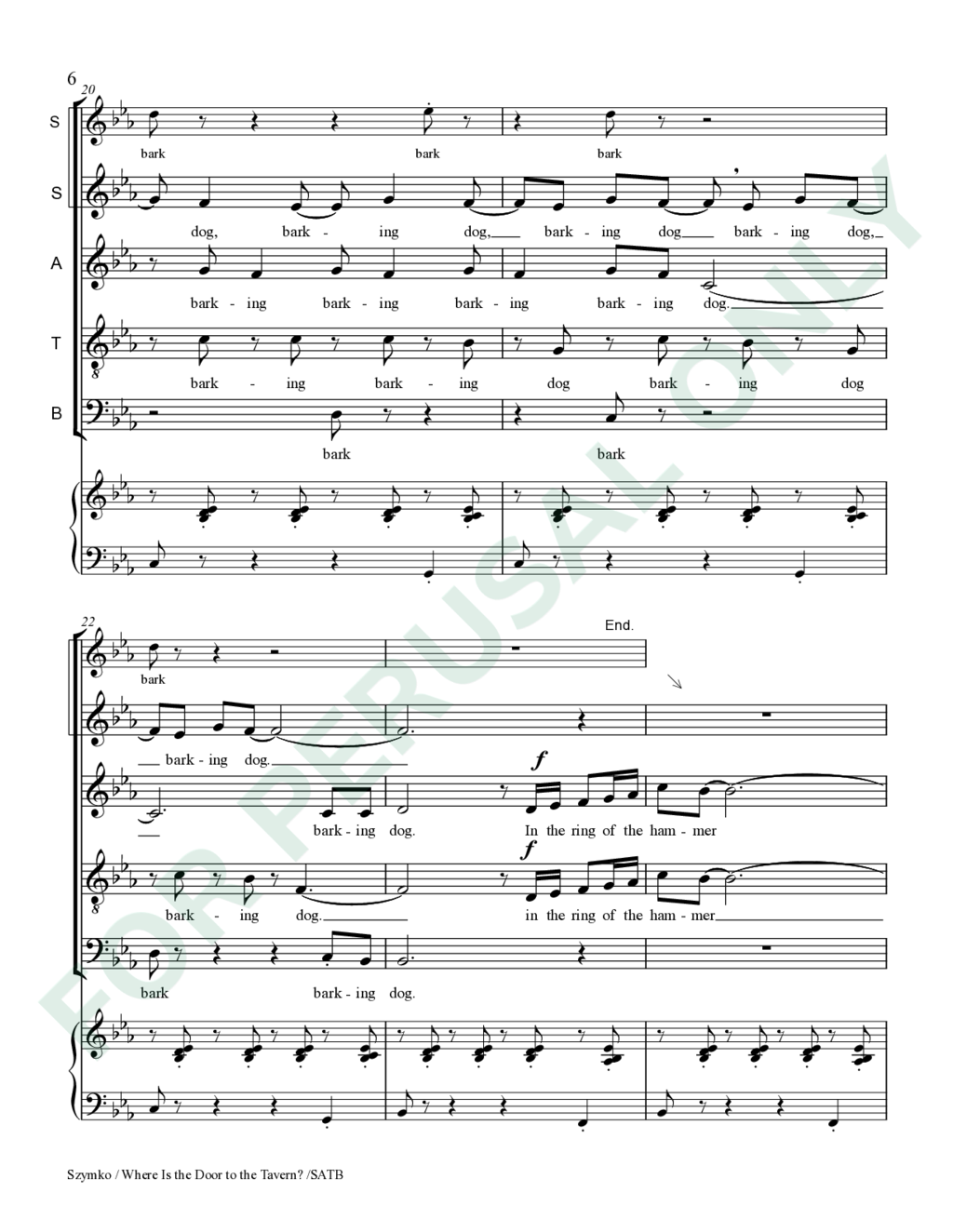 Page 6 of JS-022 score