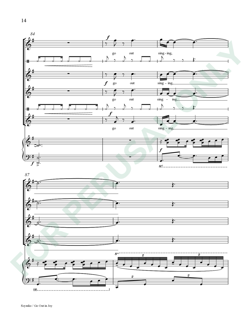 Page 14 of JS-027 score