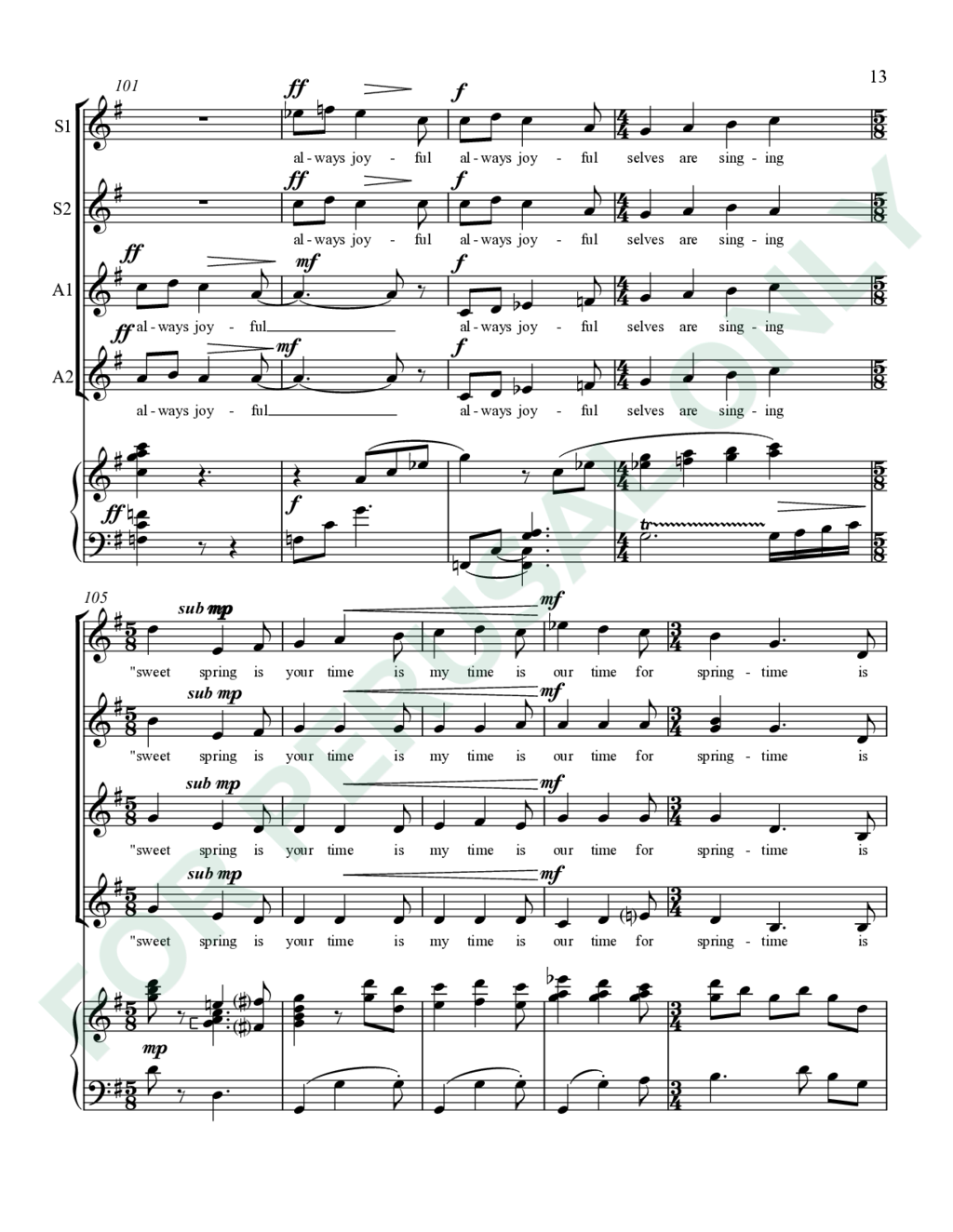 Page 13 of JS-034 score