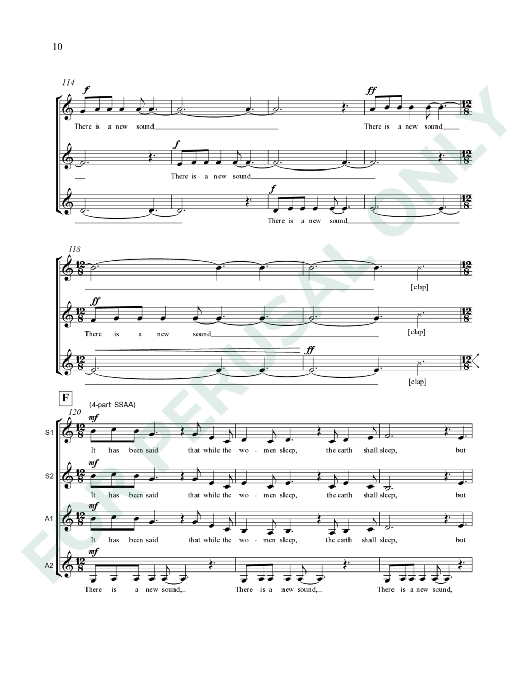 Page 10 of JS-040 score