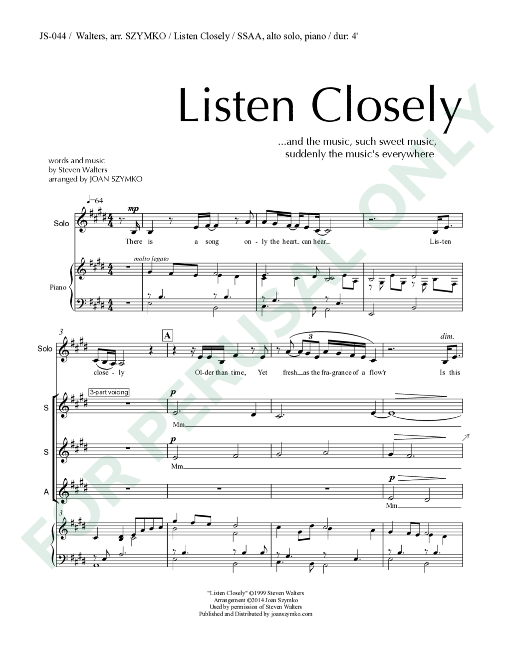 Page 1 of JS-044 score