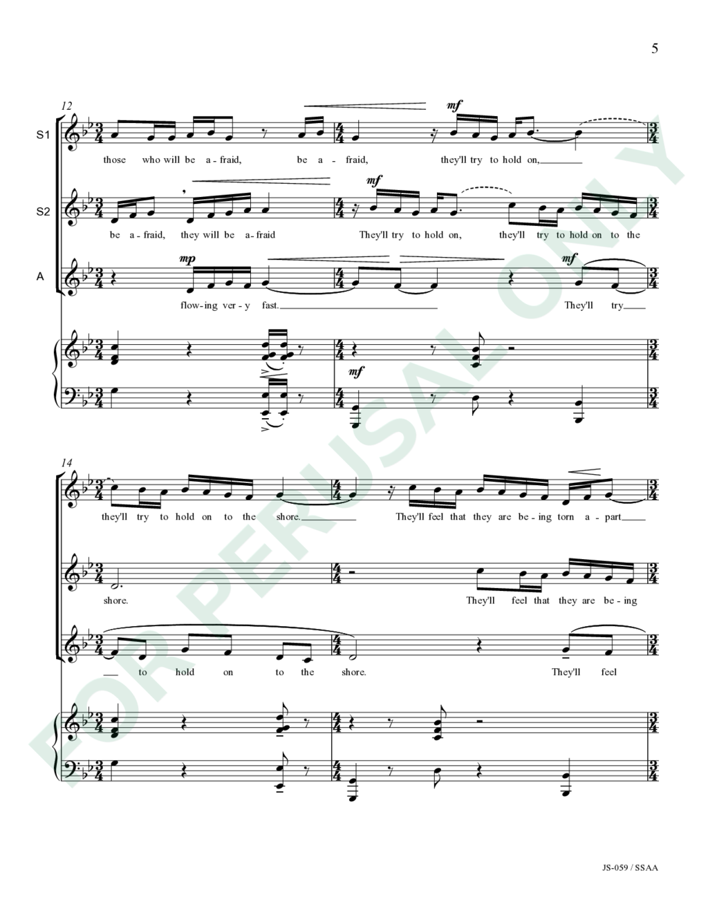 Page 5 of JS-059 score