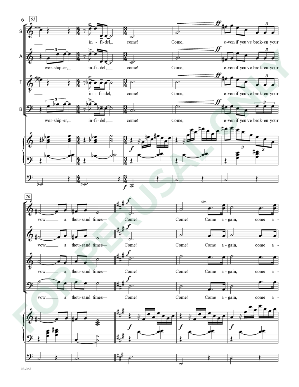 Page 6 of JS-063 score