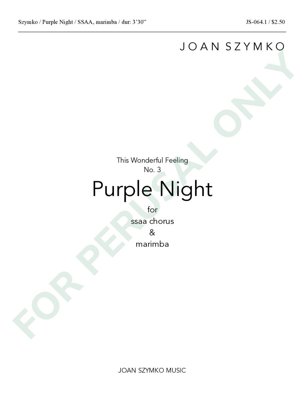 Page 1 of JS-064.3 score