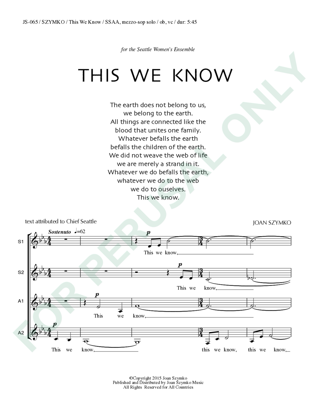 Page 1 of JS-065 score