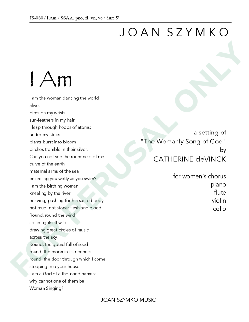 Page 1 of JS-080 score