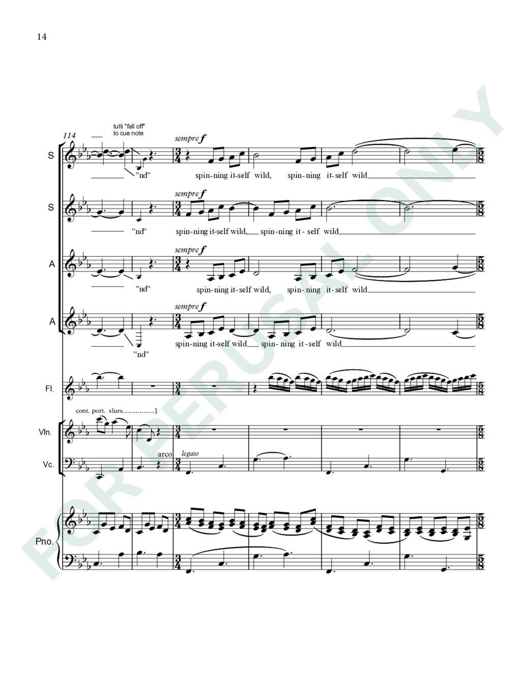 Page 14 of JS-080 score
