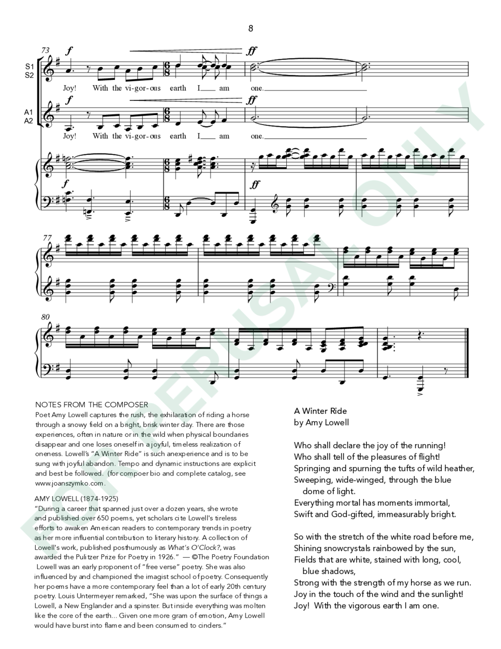 Page 8 of JS-090 score