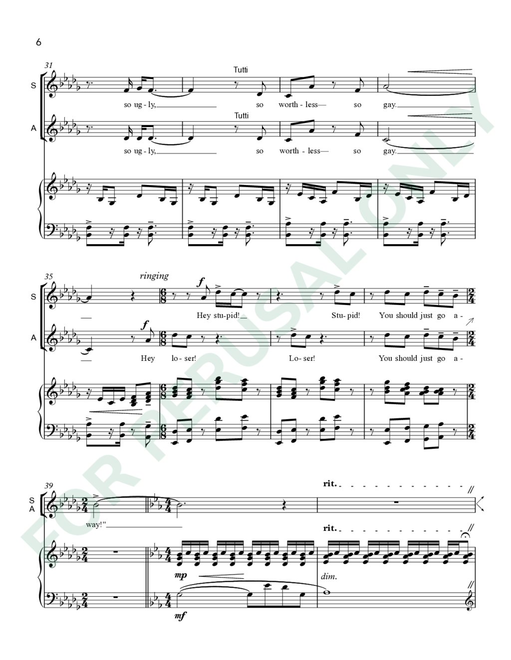 Page 6 of JS-095 score